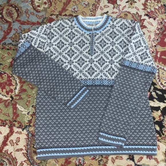 Hanna Andersson Other - Nordic Fair Isle 1/4 Zip Sweater